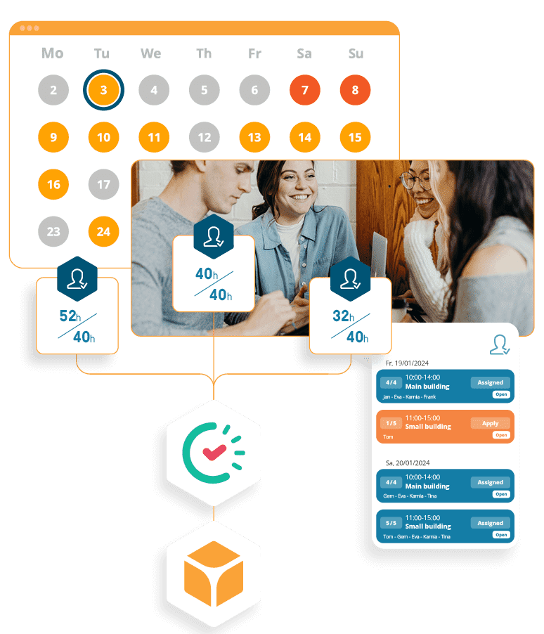 Papershift and bookingkit